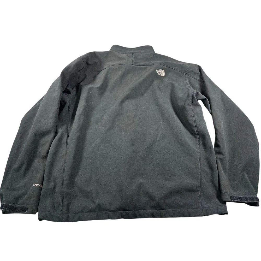 The‎ North Face Men's XXL TNF Apex Softshell Full Zip Jacket Black